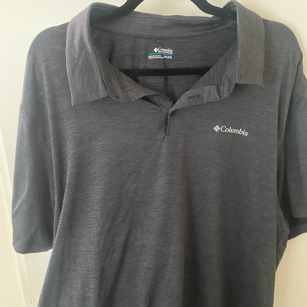 Columbia Men's Gray Polo Shirt